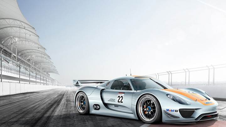 2011 Porsche 918 Rsr In Race Course